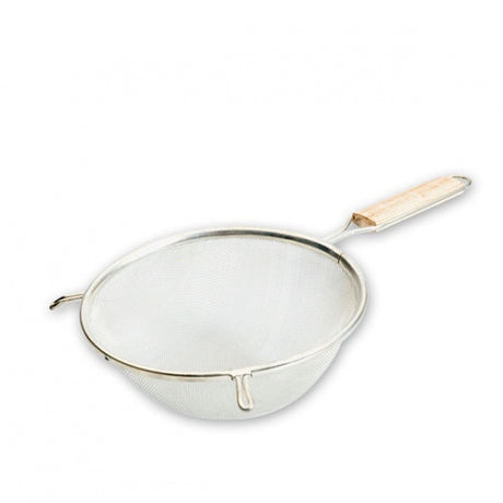 Strainer - Medium Stainless Steel Mesh, 120mm from Chalet. Medium Mesh and sold in boxes of 1. Hospitality quality at wholesale price with The Flying Fork!