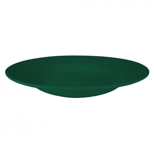 Round Soup Plate - 230mm, Green from Superware. Unbreakable, made out of Melamine and sold in boxes of 6. Hospitality quality at wholesale price with The Flying Fork!
