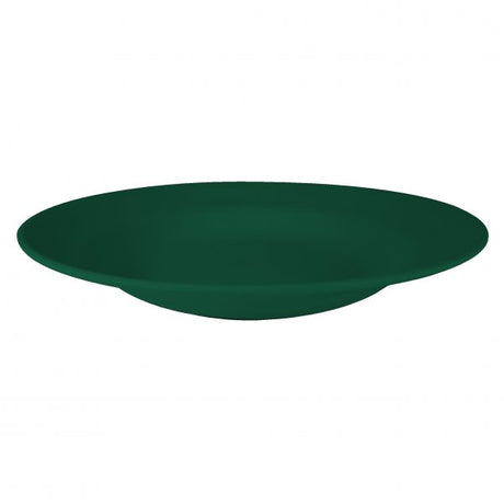 Round Soup Plate - 230mm, Green from Superware. Unbreakable, made out of Melamine and sold in boxes of 6. Hospitality quality at wholesale price with The Flying Fork!