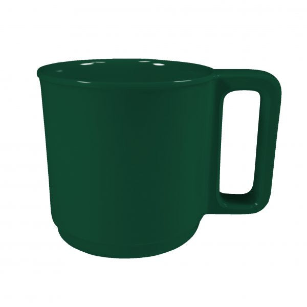 Mug - 90mm, Stackable, Green from Superware. made out of Melamine and sold in boxes of 6. Hospitality quality at wholesale price with The Flying Fork!