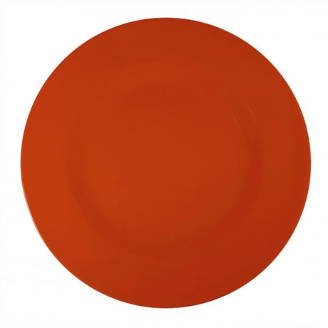 Round Plate Rim - 260mm, Red from Superware. Unbreakable, made out of Melamine and sold in boxes of 6. Hospitality quality at wholesale price with The Flying Fork!