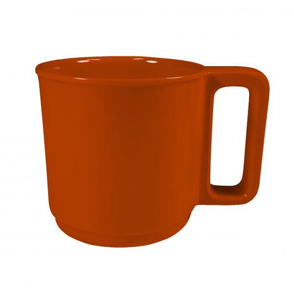 Mug - 350mL, Stackable, Red from Superware. made out of Melamine and sold in boxes of 6. Hospitality quality at wholesale price with The Flying Fork!