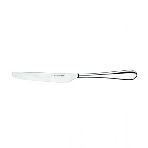 Dessert Knife - Mulberry Mirror from Studio William. Mirror Finish, made out of Stainless Steel and sold in boxes of 12. Hospitality quality at wholesale price with The Flying Fork!
