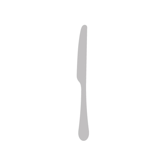 Butter Knife - Mulberry Mirror from Studio William. Mirror Finish, made out of Stainless Steel and sold in boxes of 12. Hospitality quality at wholesale price with The Flying Fork!