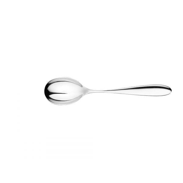 Soup Spoon - Santol Mirror from Charingworth. Mirror Finish, made out of Stainless Steel and sold in boxes of 12. Hospitality quality at wholesale price with The Flying Fork!