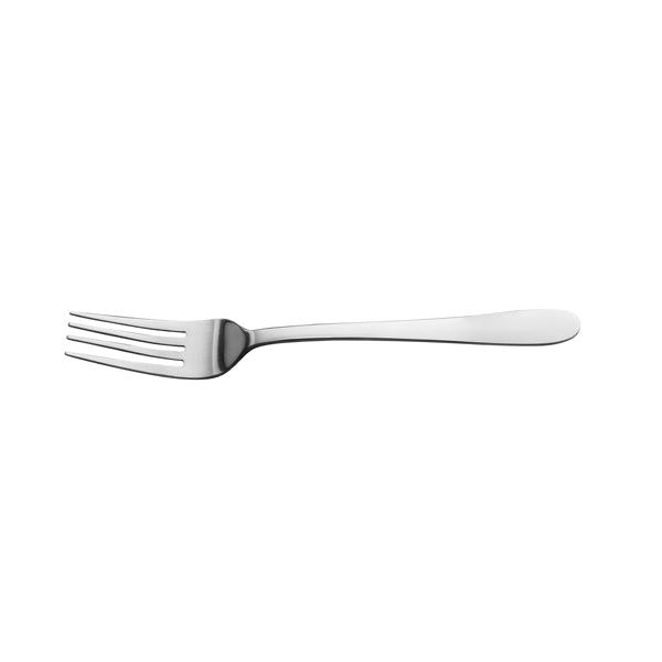 Stainless Steel Table Fork on white background