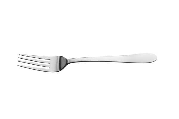 Stainless Steel Table Fork on white background