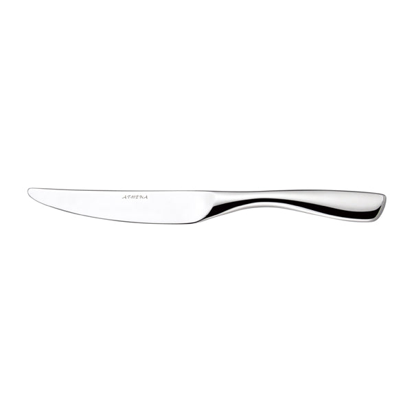 Table Knife - Solid Handle, ZENA from Athena. made out of Stainless Steel and sold in boxes of 12. Hospitality quality at wholesale price with The Flying Fork!
