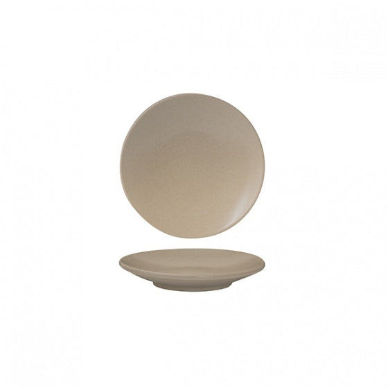 Tapas Plate - 130mm, Zuma Sand from Zuma. made out of Ceramic and sold in boxes of 6. Hospitality quality at wholesale price with The Flying Fork!