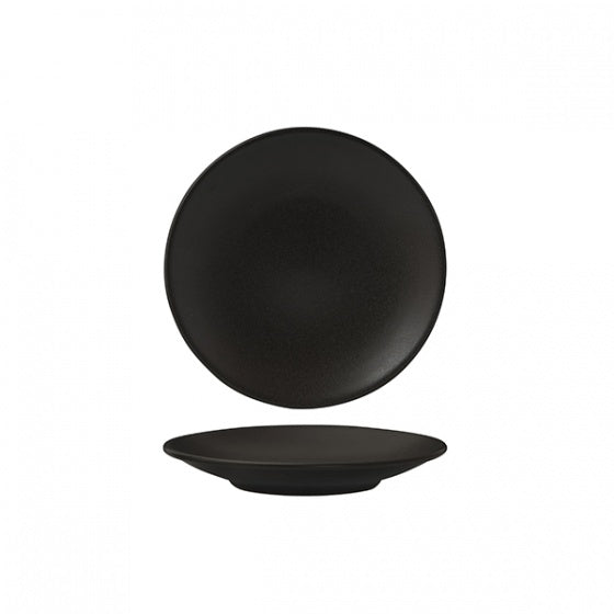 Tapas Plate - 180mm, Zuma Charcoal from Zuma. Matt Finish, made out of Ceramic and sold in boxes of 6. Hospitality quality at wholesale price with The Flying Fork!