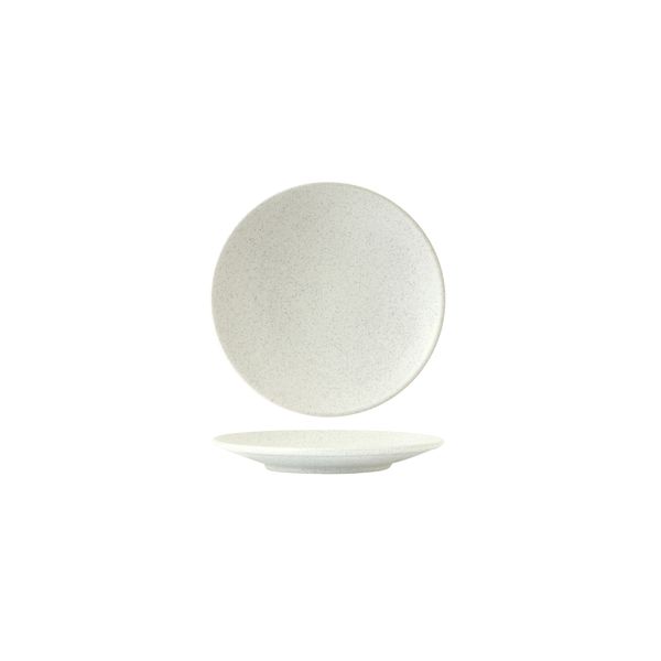Tapas Plate - 130mm, Zuma Frost from Zuma. made out of Ceramic and sold in boxes of 6. Hospitality quality at wholesale price with The Flying Fork!