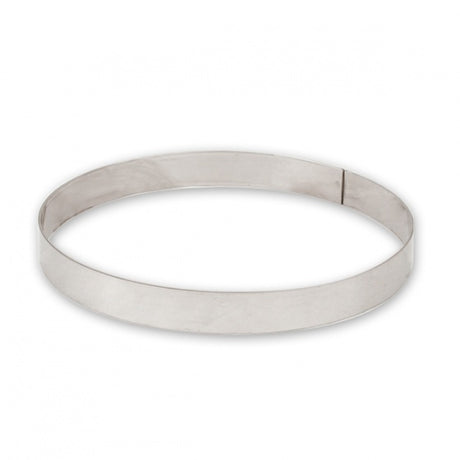 Tart Ring - Stainless Steel, 100 x 20mm from Pujadas. made out of Stainless Steel and sold in boxes of 1. Hospitality quality at wholesale price with The Flying Fork!