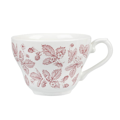 Tea-Coffee Cup - 198ml, Bramble Cranberry from Churchill. made out of Porcelain and sold in boxes of 12. Hospitality quality at wholesale price with The Flying Fork!