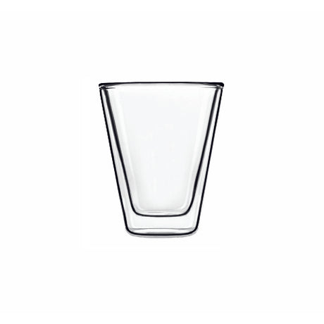 Thermic Espresso Cup - 85ml, Double Wall from Luigi Bormioli. made out of Glass and sold in boxes of 2. Hospitality quality at wholesale price with The Flying Fork! 