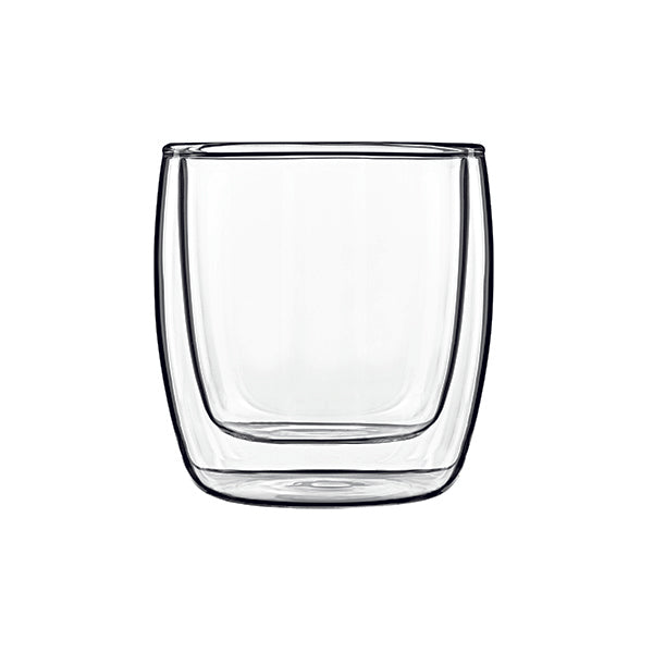 Thermic Michelangelo - 240ml, Double Wall from Luigi Bormioli. made out of Glass and sold in boxes of 2. Hospitality quality at wholesale price with The Flying Fork!
