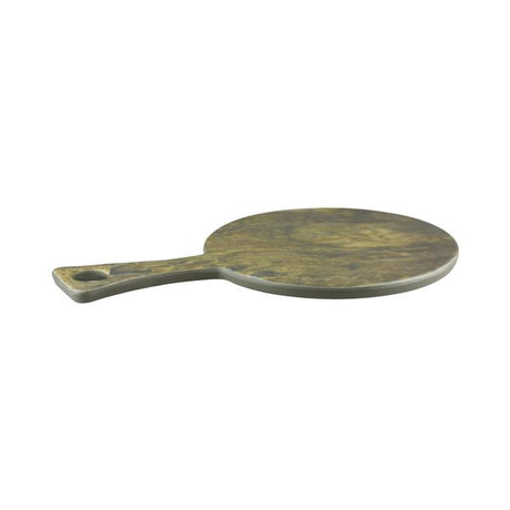 Thunderstorm Agathe Round paddle board 250mm from Cheforward. Sold in boxes of 12. Hospitality quality at wholesale price with The Flying Fork!