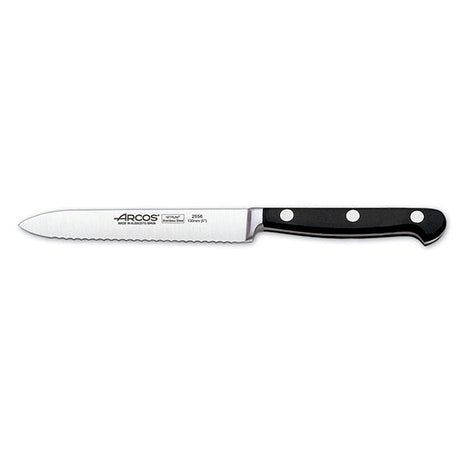 Tomato Knife - 130mm, Serrated from Arcos. Sold in boxes of 1. Hospitality quality at wholesale price with The Flying Fork!