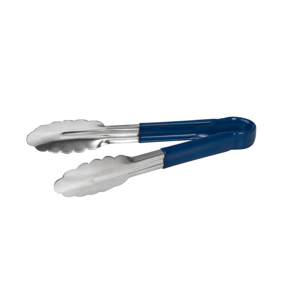 Tong - S-S, Blue, 230mm from TheFlyingFork. Sold in boxes of 1. Hospitality quality at wholesale price with The Flying Fork!