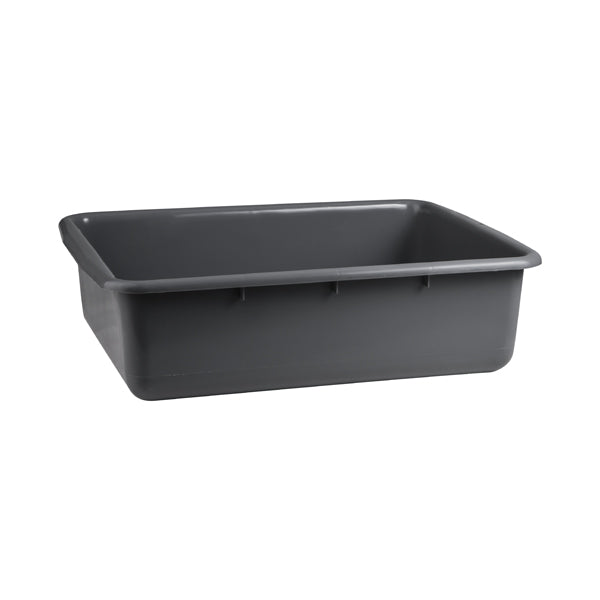Tote Box - Plastic, Grey 500 x 380 x 145mm from TheFlyingFork. Sold in boxes of 1. Hospitality quality at wholesale price with The Flying Fork!