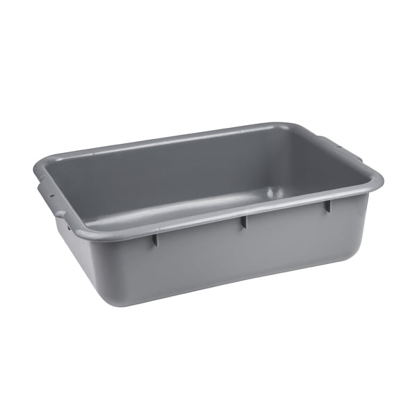 Tote Box - Plastic, Grey, 530 x 385 x 145mm from TheFlyingFork. Sold in boxes of 1. Hospitality quality at wholesale price with The Flying Fork!