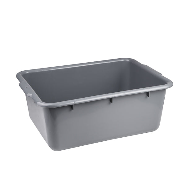 Tote Box - Plastic, Grey, 530 x 385 x 205mm from TheFlyingFork. Sold in boxes of 1. Hospitality quality at wholesale price with The Flying Fork!