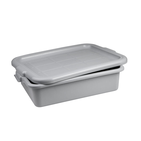 Tote Box - Plastic, Grey, 560 x 400 x 150mm from TheFlyingFork. Sold in boxes of 1. Hospitality quality at wholesale price with The Flying Fork!