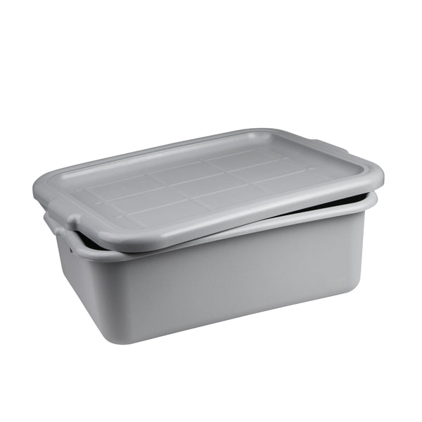 Tote Box - Plastic, Grey, 560 x 400 x 180mm from TheFlyingFork. Sold in boxes of 1. Hospitality quality at wholesale price with The Flying Fork!
