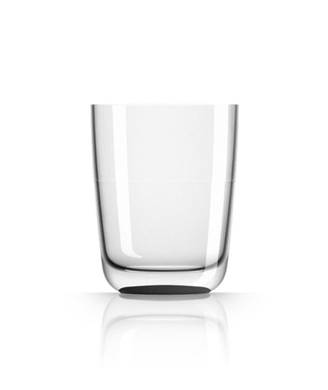 Unbreakable Highball Glass with Black Base 425ml from Palm Products. made out of Tritan - BPA Free and sold in boxes of 4. Hospitality quality at wholesale price with The Flying Fork!