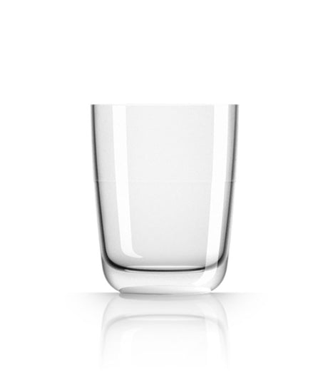 Unbreakable Highball Glass with White Base 425ml from Palm Products. made out of Tritan - BPA Free and sold in boxes of 4. Hospitality quality at wholesale price with The Flying Fork!