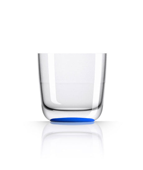 Unbreakable Whisky Glass with Navy Blue Base 285ml from Palm Products. made out of Tritan - BPA Free and sold in boxes of 4. Hospitality quality at wholesale price with The Flying Fork!