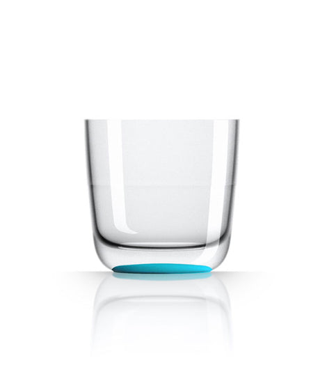 Unbreakable Whisky Glass with Vivid Blue Base 285ml from Palm Products. made out of Tritan - BPA Free and sold in boxes of 4. Hospitality quality at wholesale price with The Flying Fork!