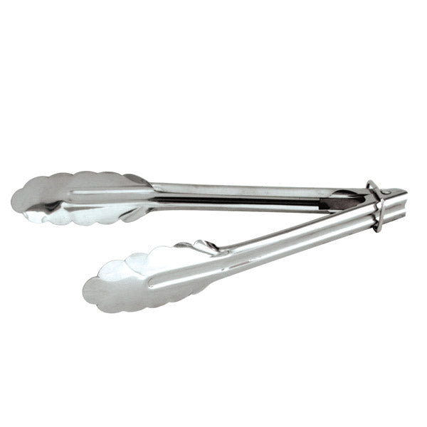 Utility Tong - S-S, W-Clip, 230mm from TheFlyingFork. Sold in boxes of 1. Hospitality quality at wholesale price with The Flying Fork!