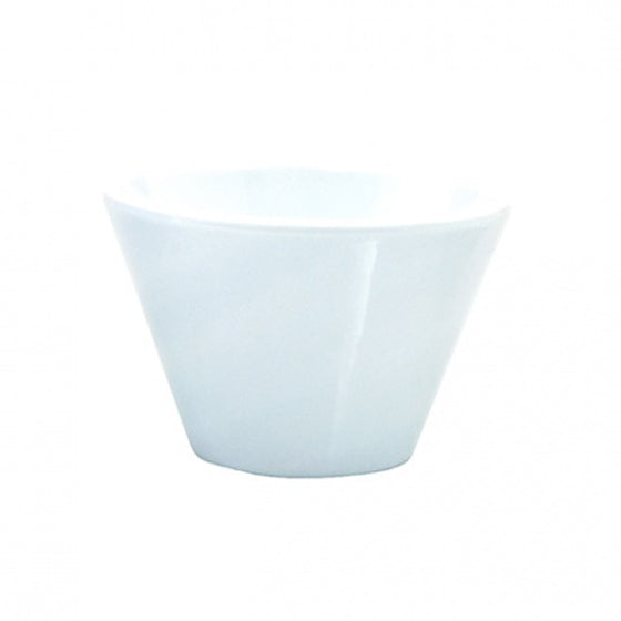 V - Shape Bowl - White, 177 x 130mm from Ryner Melamine. Sold in boxes of 6. Hospitality quality at wholesale price with The Flying Fork!