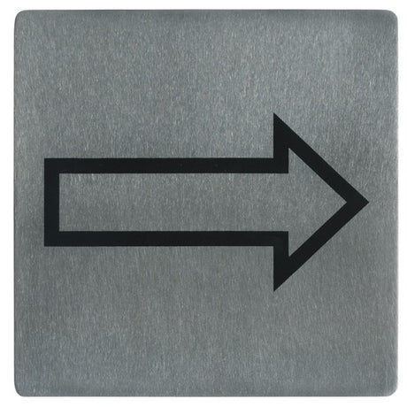 Arrow Wall Sign - 130 x 130mm from TheFlyingFork. Sold in boxes of 1. Hospitality quality at wholesale price with The Flying Fork!