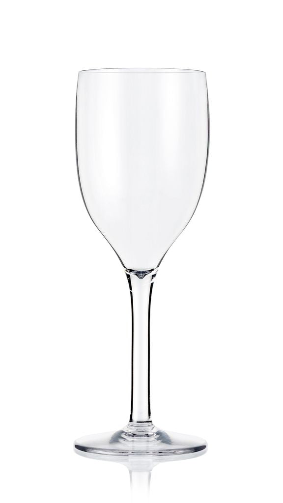 Palm Unbreakable Wine Glass - 300ml from Palm Products. made out of Tritan - BPA Free and sold in boxes of 4. Hospitality quality at wholesale price with The Flying Fork!