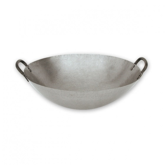 Wok Round Bottom - Iron, 360mm from TheFlyingFork. Sold in boxes of 1. Hospitality quality at wholesale price with The Flying Fork!
