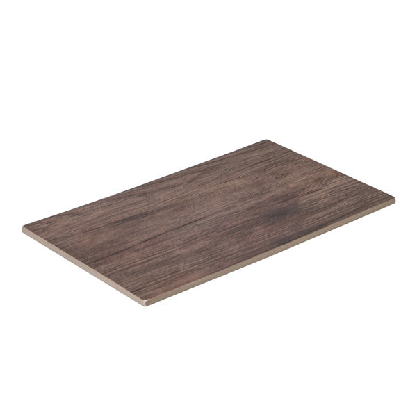 Wood Deco Rect Board - 250 x 150mm from Ryner Melamine. Sold in boxes of 6. Hospitality quality at wholesale price with The Flying Fork!