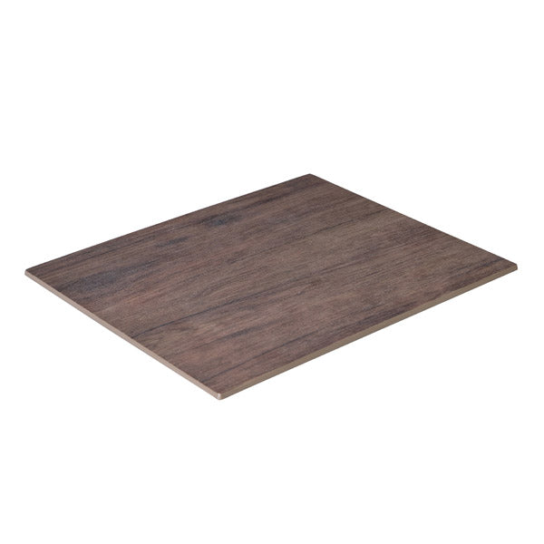 Wood Deco Rect Board - 325 x 265mm from Ryner Melamine. Sold in boxes of 6. Hospitality quality at wholesale price with The Flying Fork!