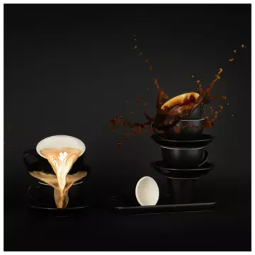 Bevande Raven drinkware on black background