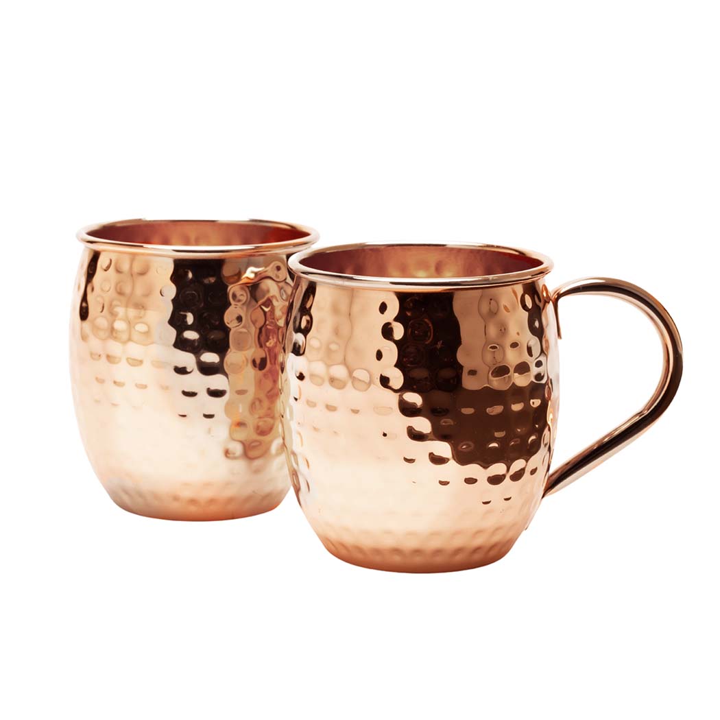 Copper Mugs: Pack of 2