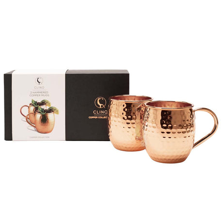 Copper Mugs: Pack of 2