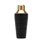 Brass Leather Cocktail Shaker