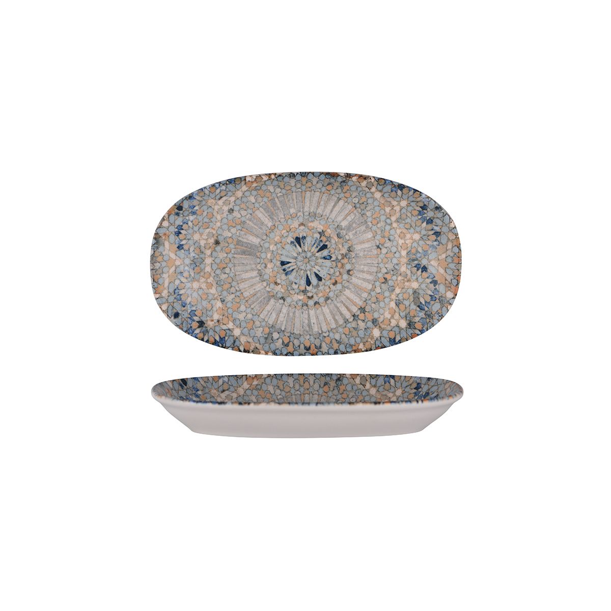 Oval Dish Coupe - Mosaic, 240x140mm: Pack of 12