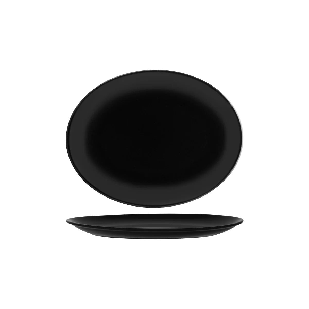 Notte Oval Coupe Platter, 360 x 280mm: Pack of 6