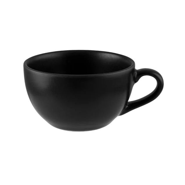 Notte Black Rita Coffee Cup - 97x55mm, 250ml: Pack of 6