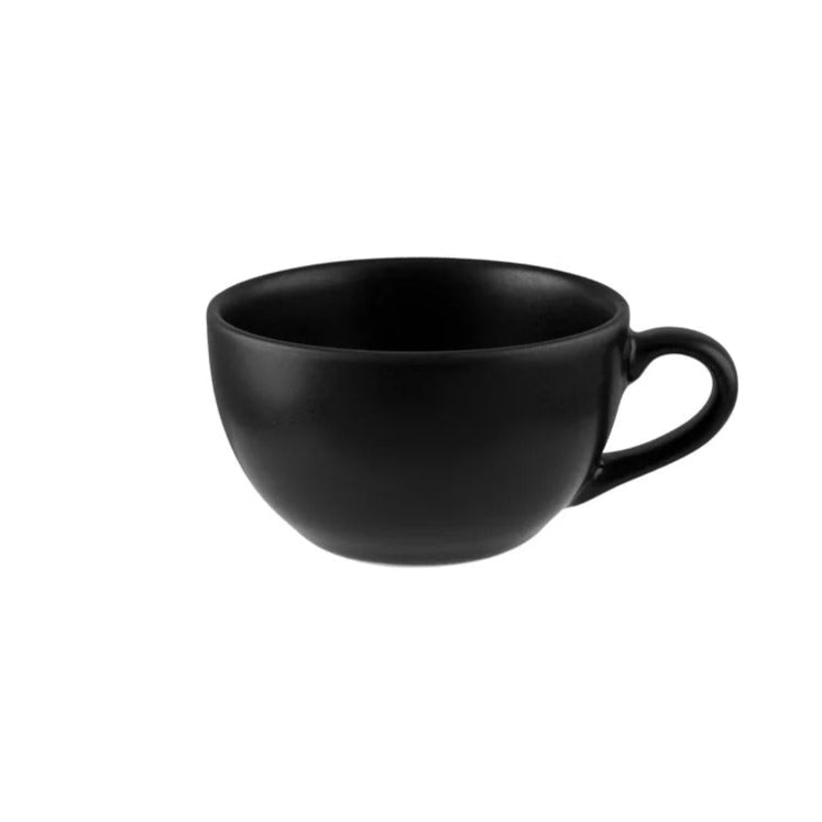 Notte Black Rita Coffee Cup - 110x70mm, 350ml: Pack of 6