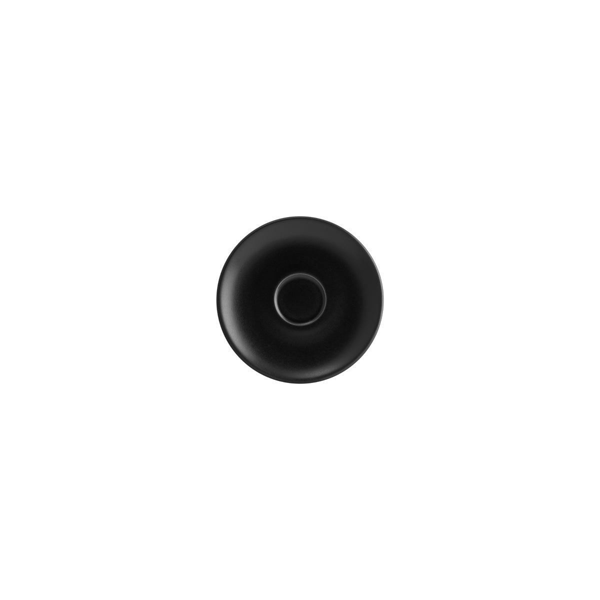 Notte Black Espresso Cup Saucer 120mm : Pack Of 6