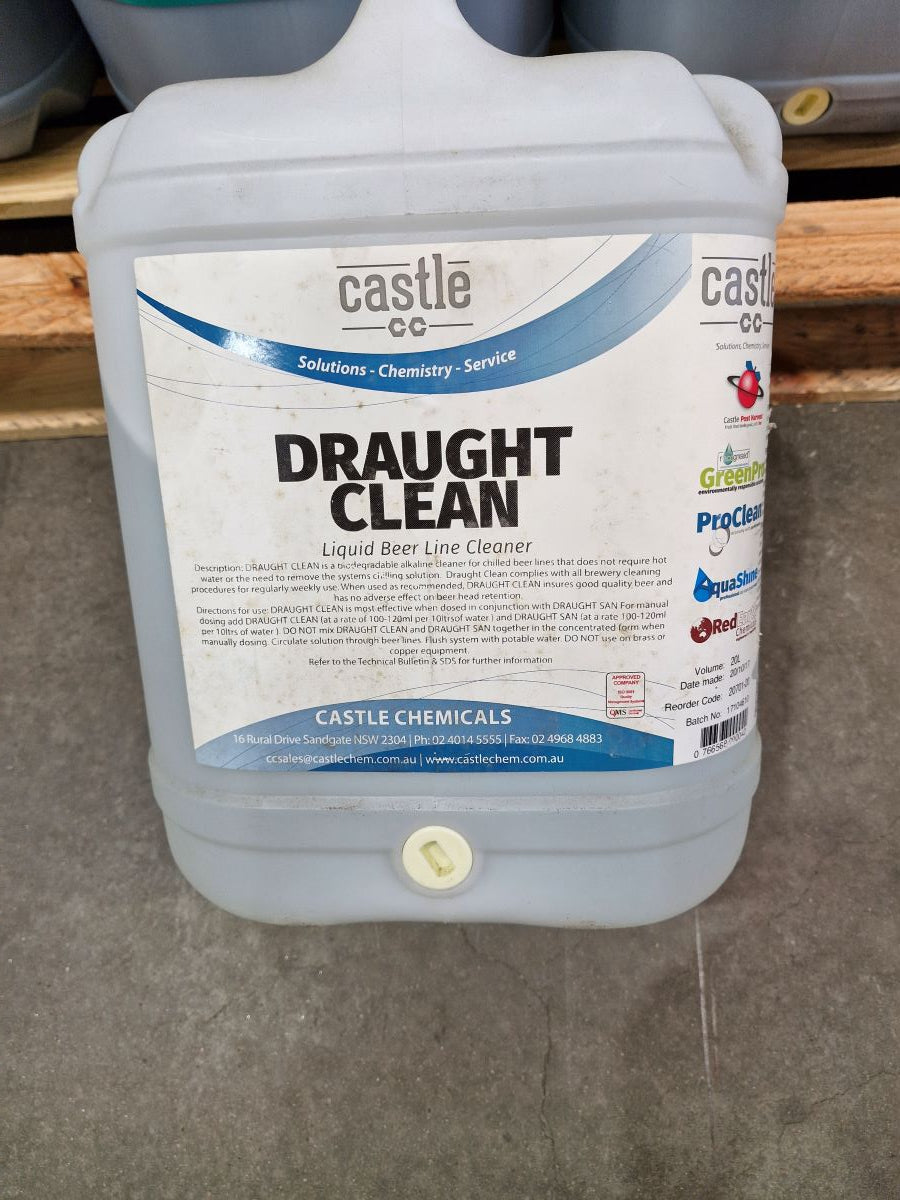 Draught Clean 20Lt - Beer Line Cleaner 

System (Equivalent To Dp1)