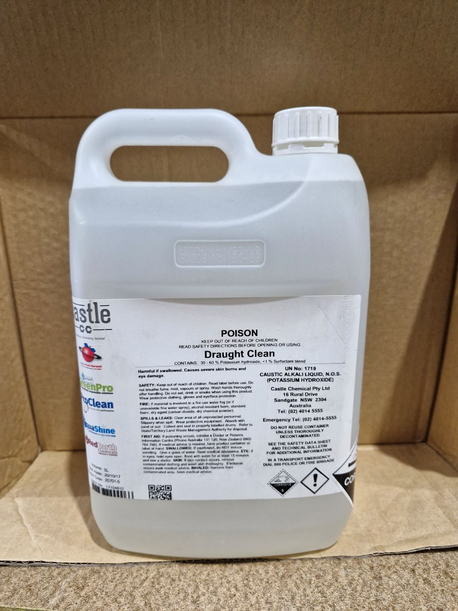 Draught Clean 5Lt - Beer Line Cleaner 

System (Equivalent To Dp1)