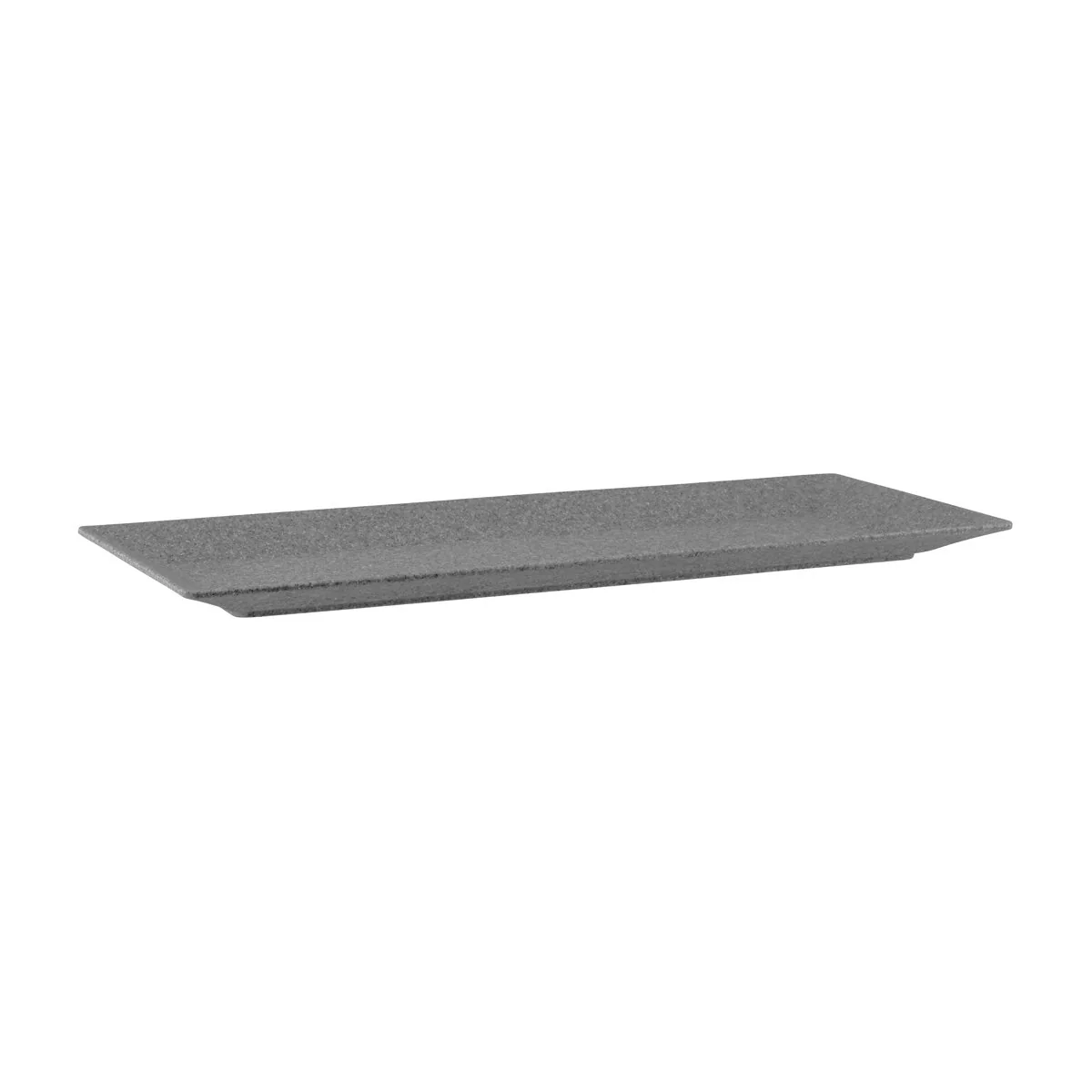 Rectangular Platter Raised Rim - 480 x 200mm, Concrete Matt: Pack of 6